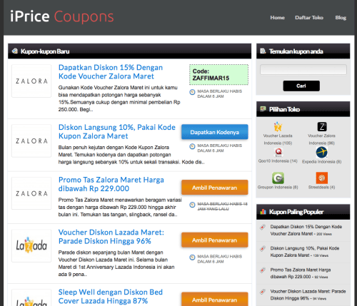 Kode voucher dan kode kupon diskon di Indonesia | iPrice Coupons 2014-03-31 18-32-01